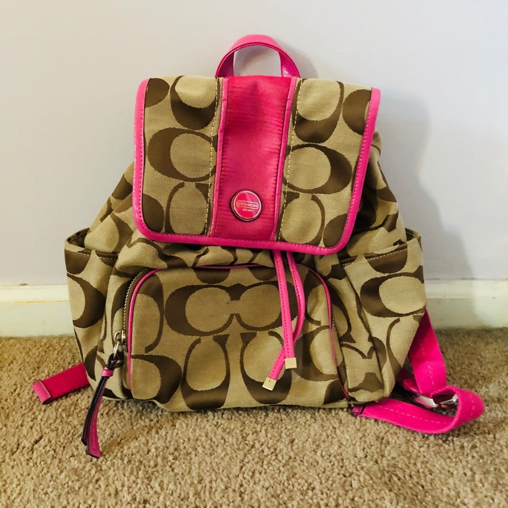 Authentic Coach Signature Backpack